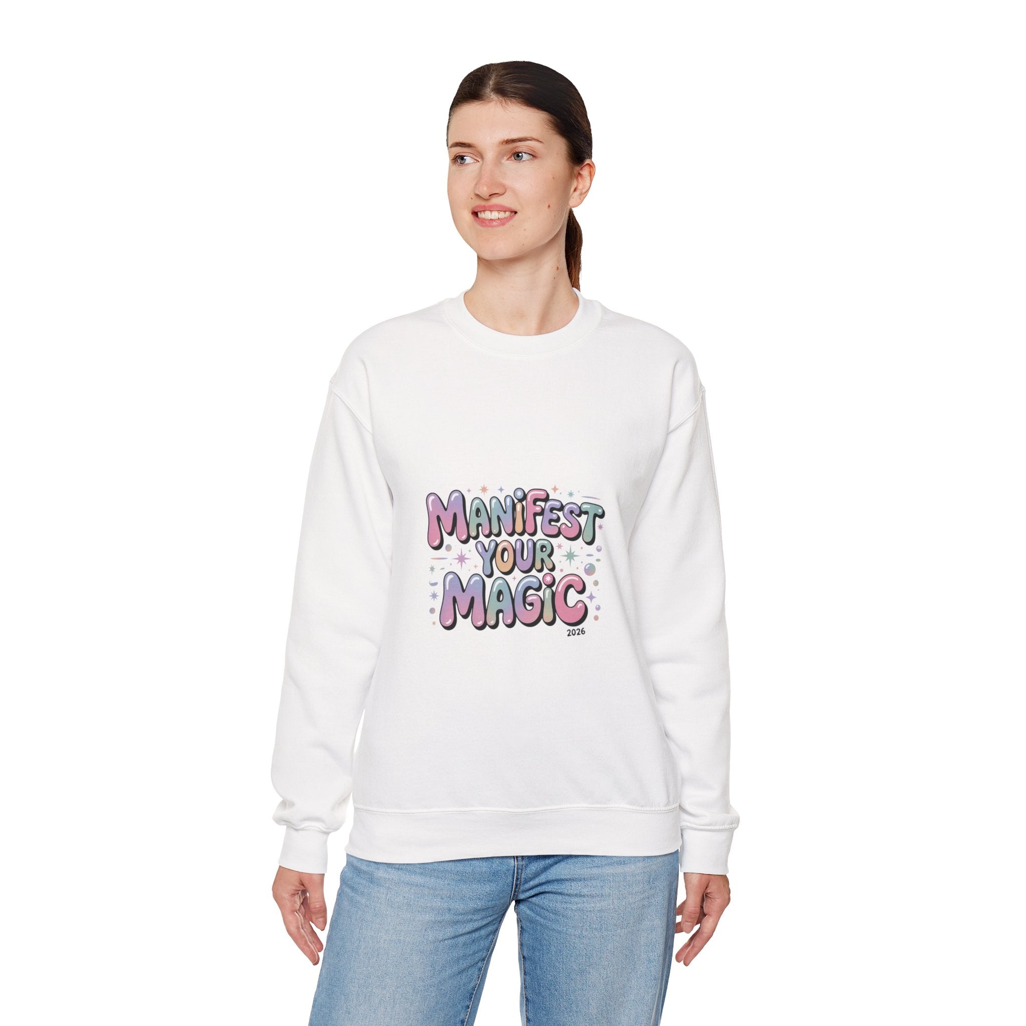 Manifest Your Magic Sweatshirt | Lucky Girl 2026, manifest luck