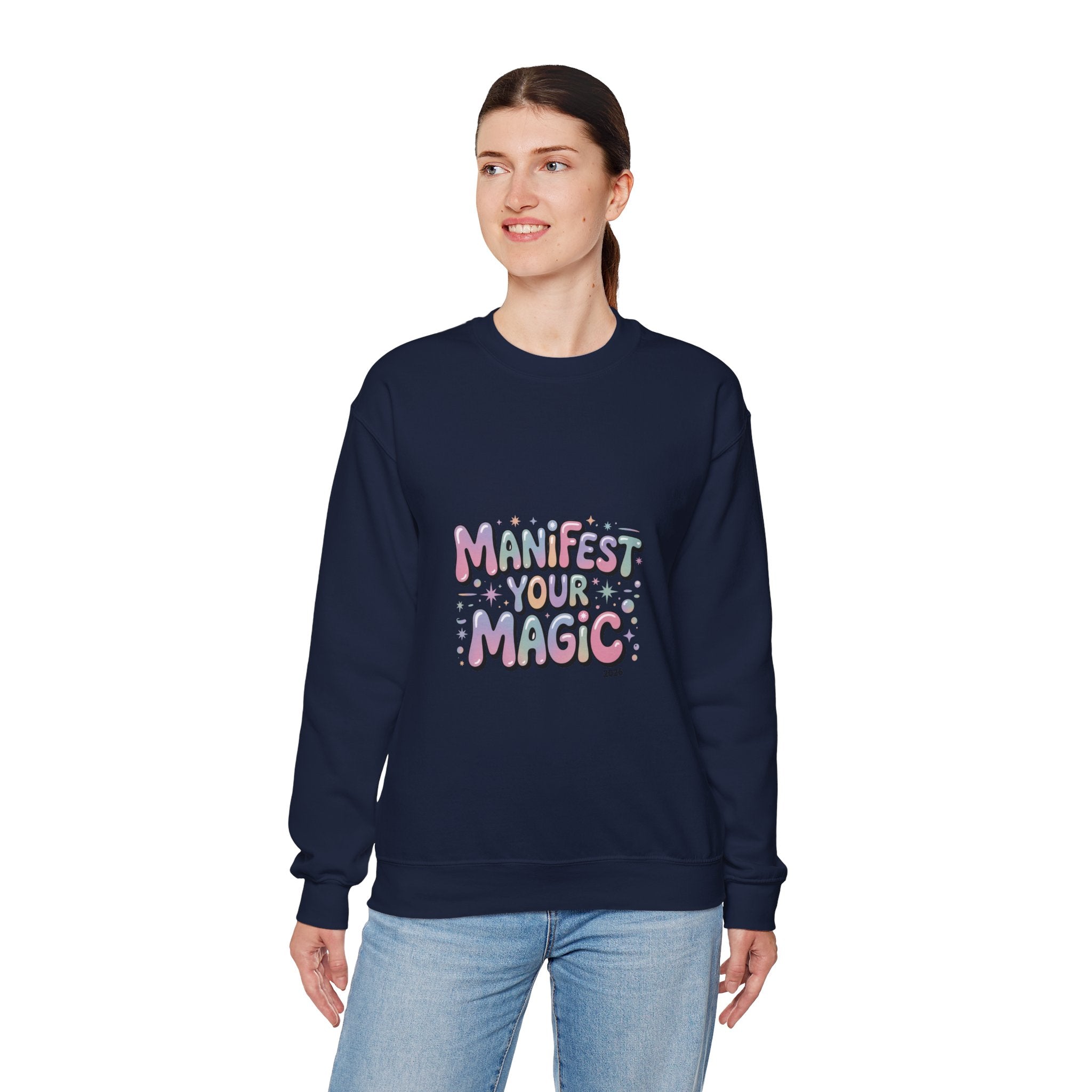 Manifest Your Magic Sweatshirt | Lucky Girl 2026, manifest luck