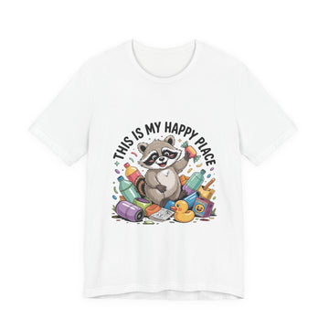 This Is My Happy Place Trash Panda Tee | funny raccoon shirt, merry trash-mas