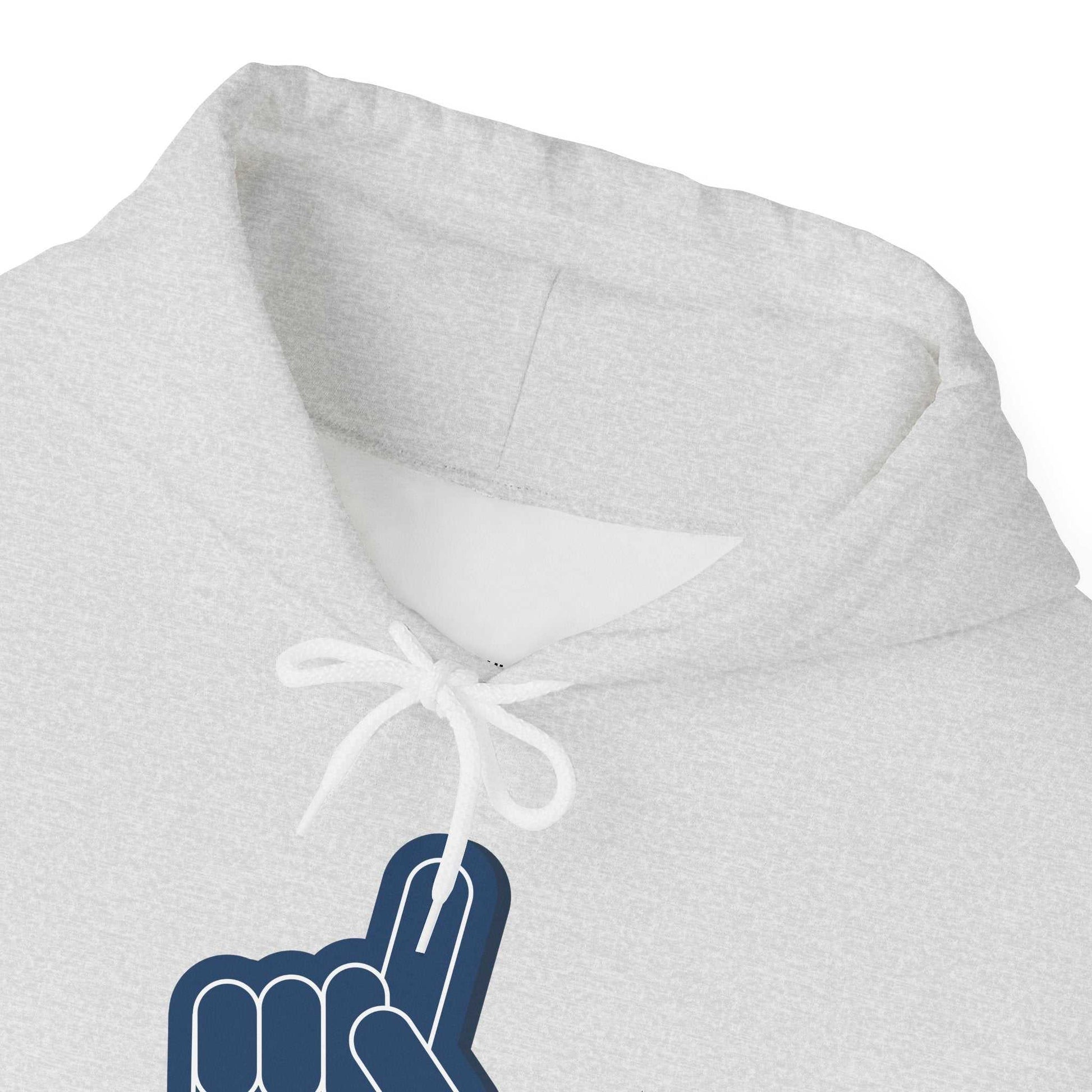 #1 Super Dad Hoodie with adjustable drawstring, cozy fabric, and playful design for Father's Day.