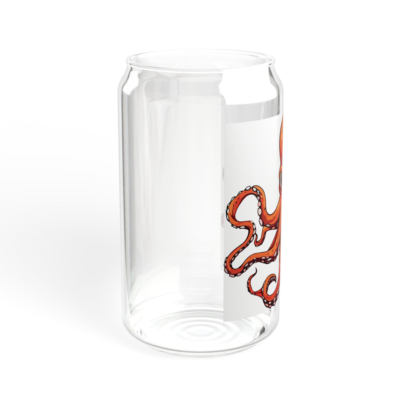 Octopus Glass Sipper 16oz - Eco friendly