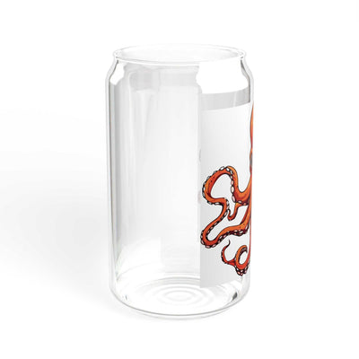 Octopus Glass Sipper 16oz - Eco friendly