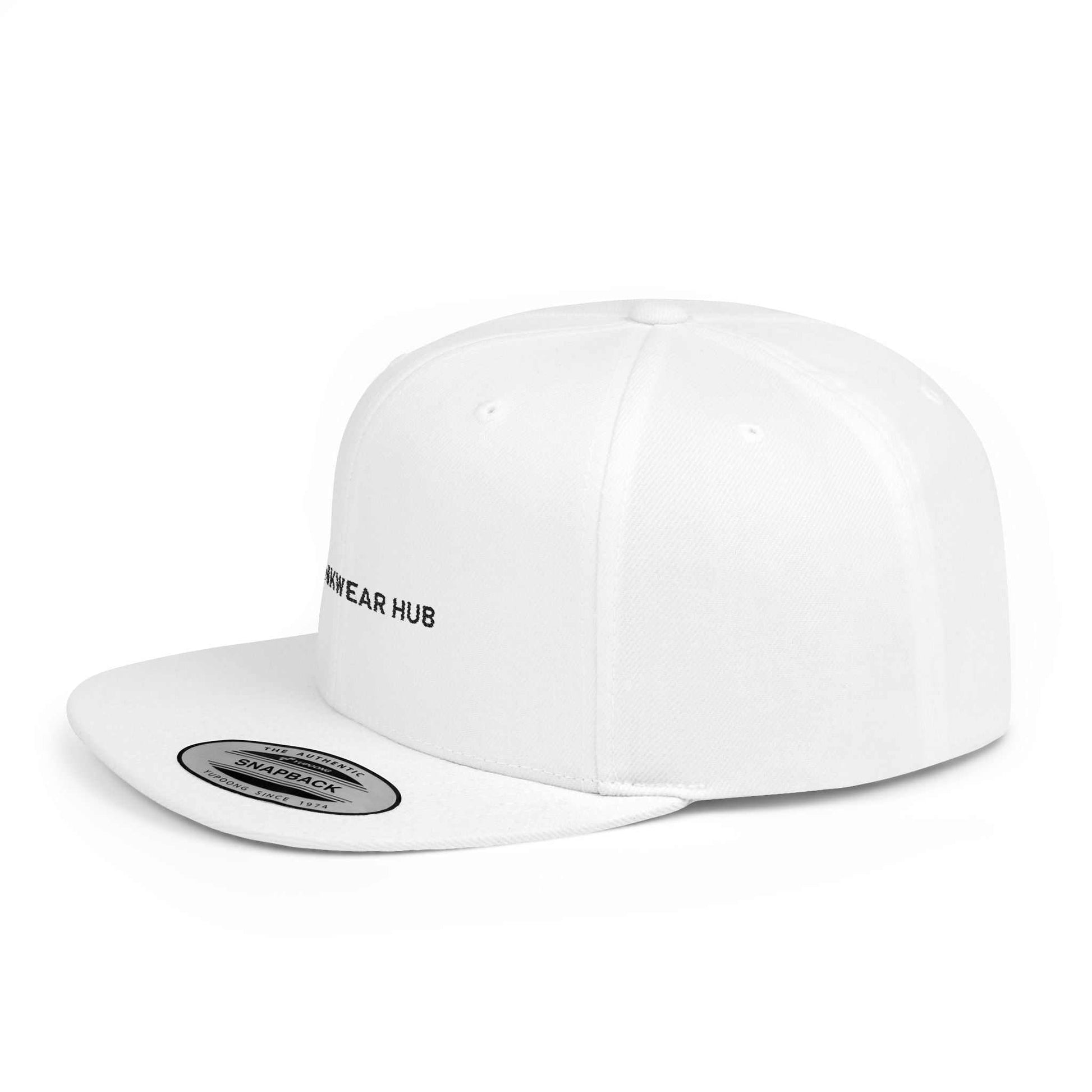 Stylish flat bill snapback cap for everyday wear, featuring modern design and adjustable fit.