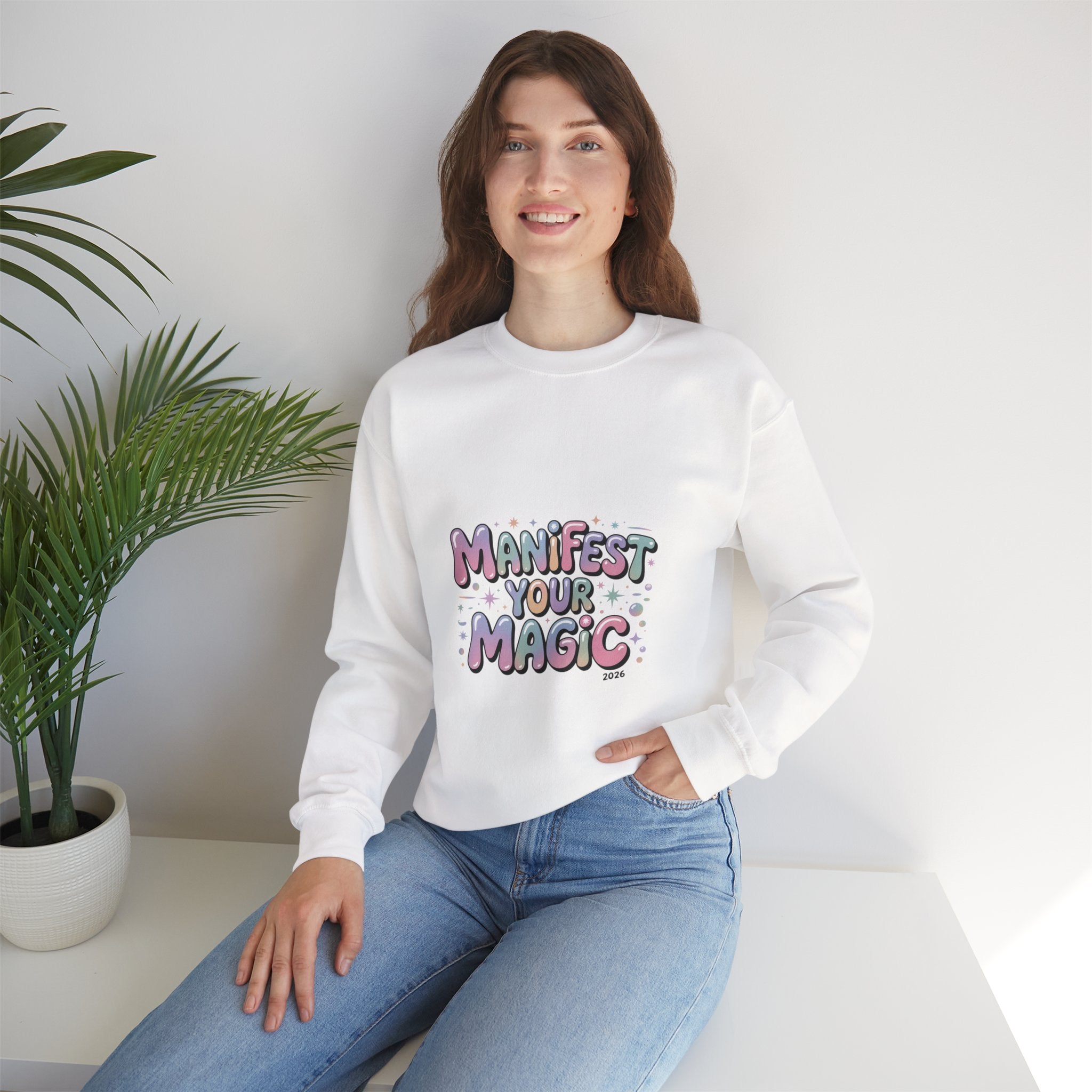 Manifest Your Magic Sweatshirt | Lucky Girl 2026, manifest luck