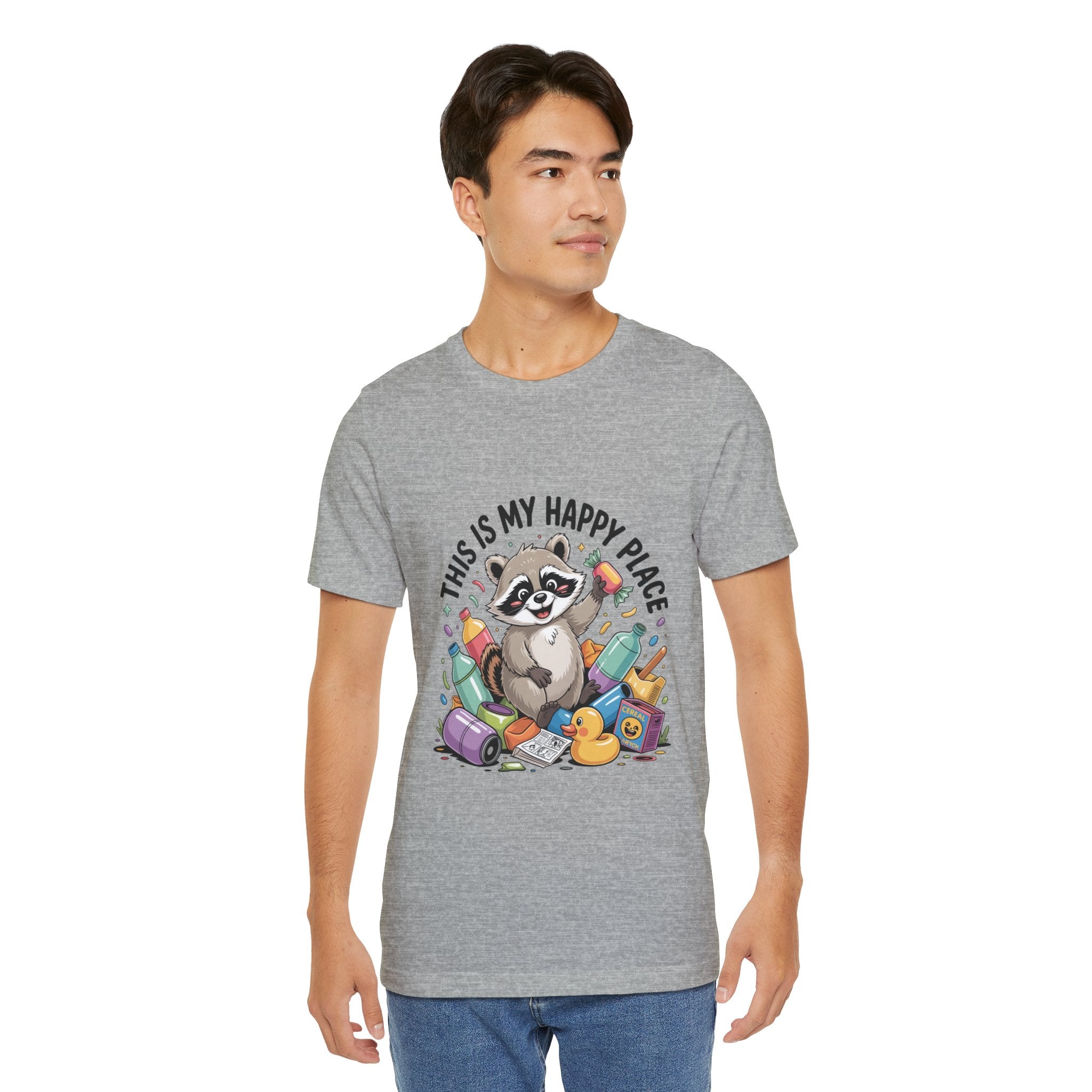 This Is My Happy Place Trash Panda Tee | funny raccoon shirt, merry trash-mas