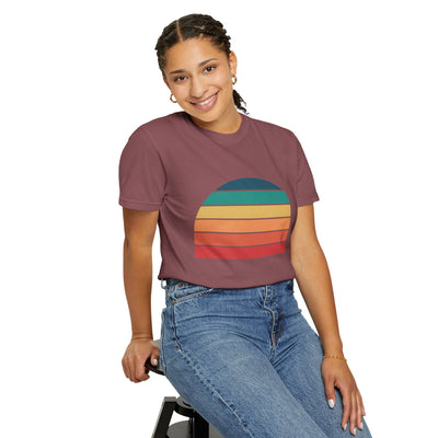 Retro Sunset Garment-Dyed T-Shirt
