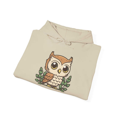 Cute Owl Design Heavy Blend™ Hooded Sweatshirt