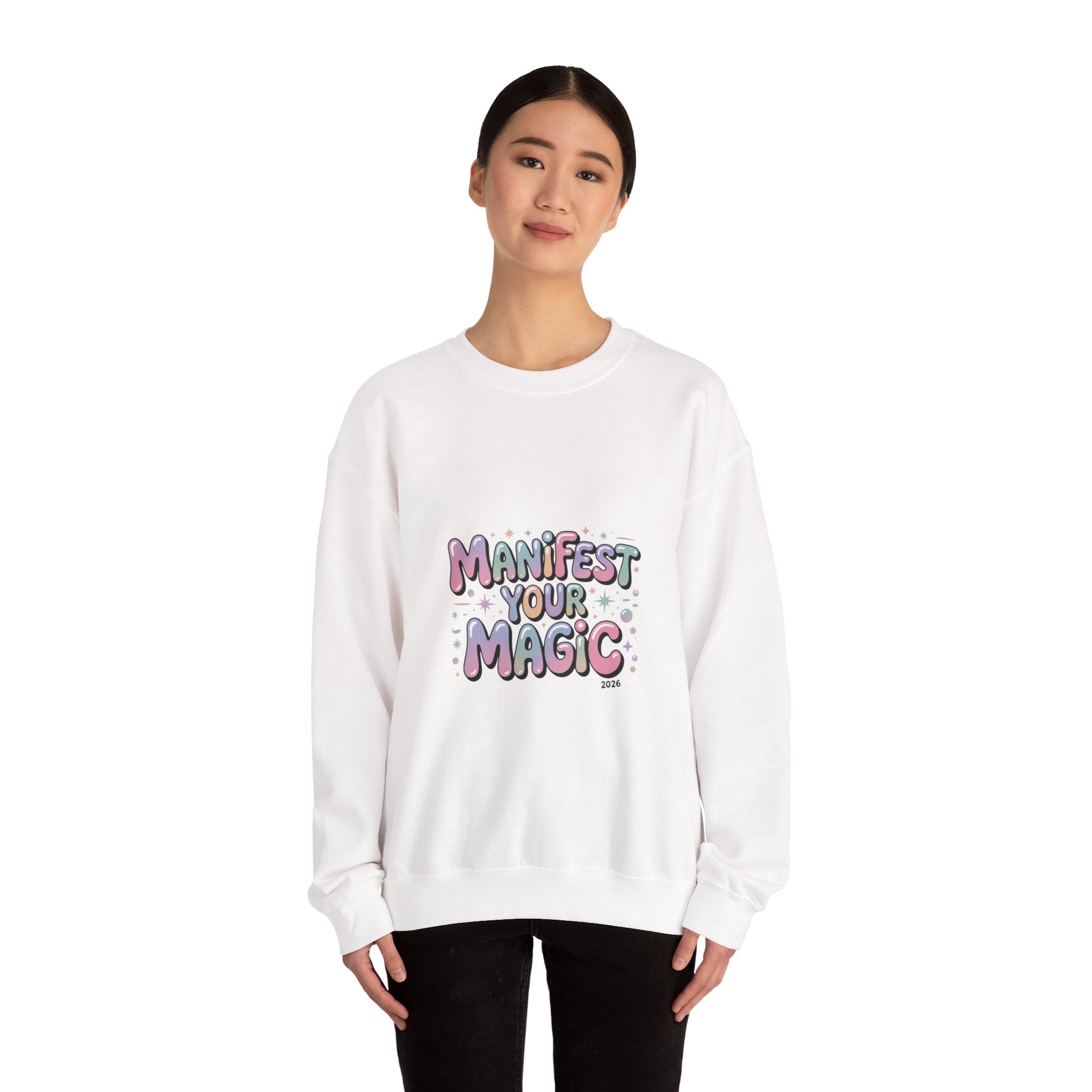 Manifest Your Magic Sweatshirt | Lucky Girl 2026, manifest luck