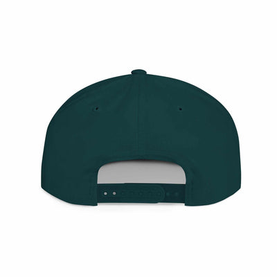 Vintage Bat Flat Bill Snapback Hat