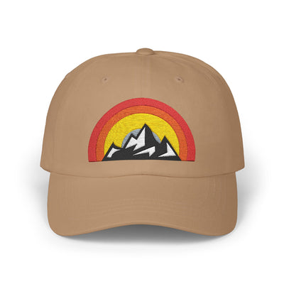 Vintage Mountain Sunset - Dad Cap