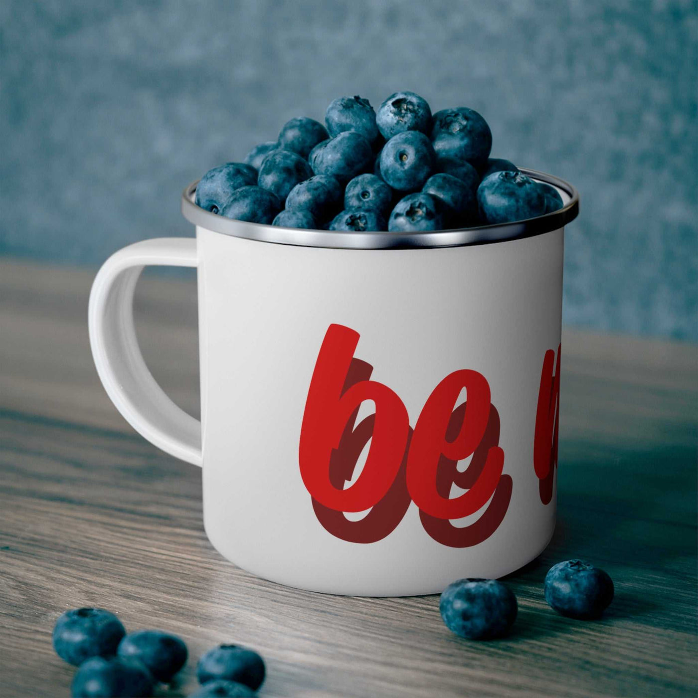 Love Mine Enamel Camping Mug - Perfect for Valentine's Day and Outdoor Adventures