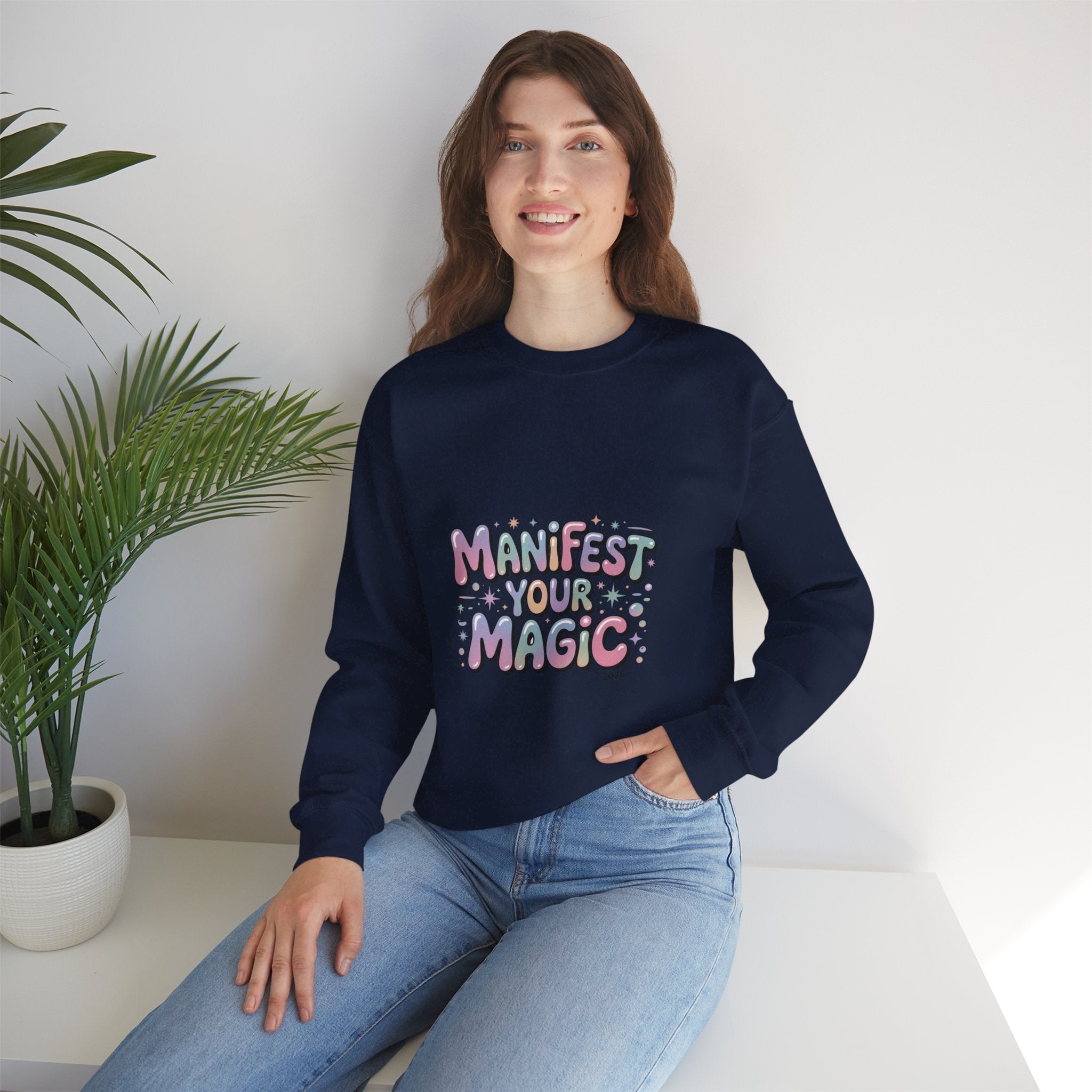 Manifest Your Magic Sweatshirt | Lucky Girl 2026, manifest luck