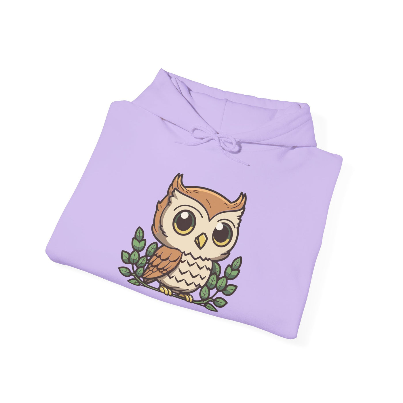 Cute Owl Design Heavy Blend™ Hooded Sweatshirt
