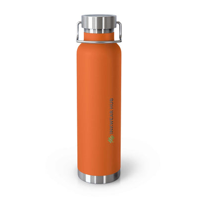 Stylish Copper Vacuum Insulated Water Bottle - 22oz, Perfect for Hydration on the Go