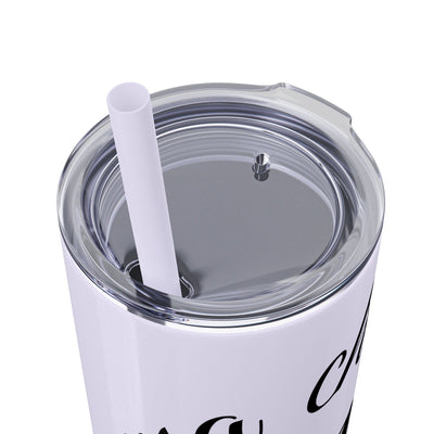 Cute Cherry Skinny Tumbler with Straw - 20oz, Perfect for Gifts and Everyday Use