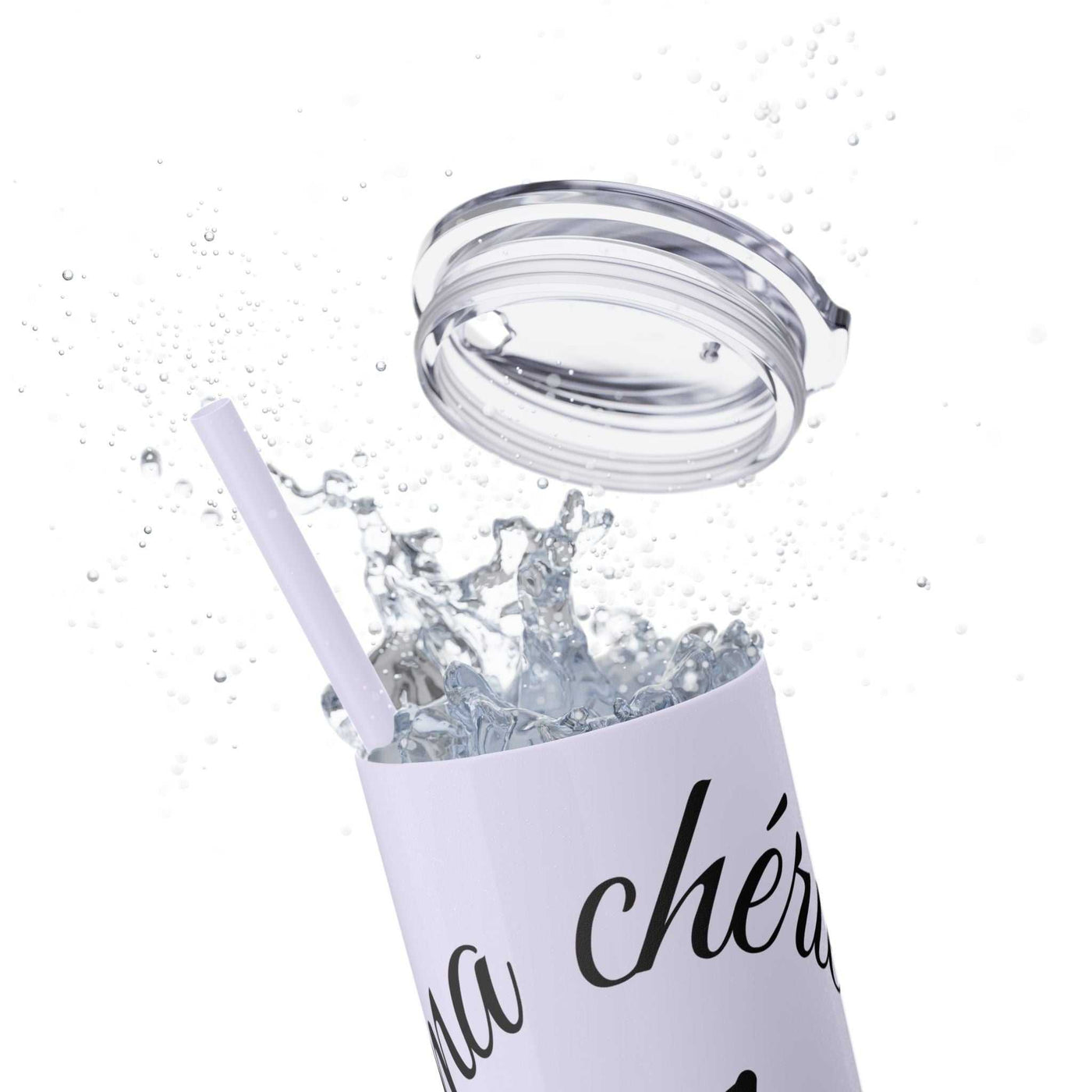 Cute Cherry Skinny Tumbler with Straw - 20oz, Perfect for Gifts and Everyday Use