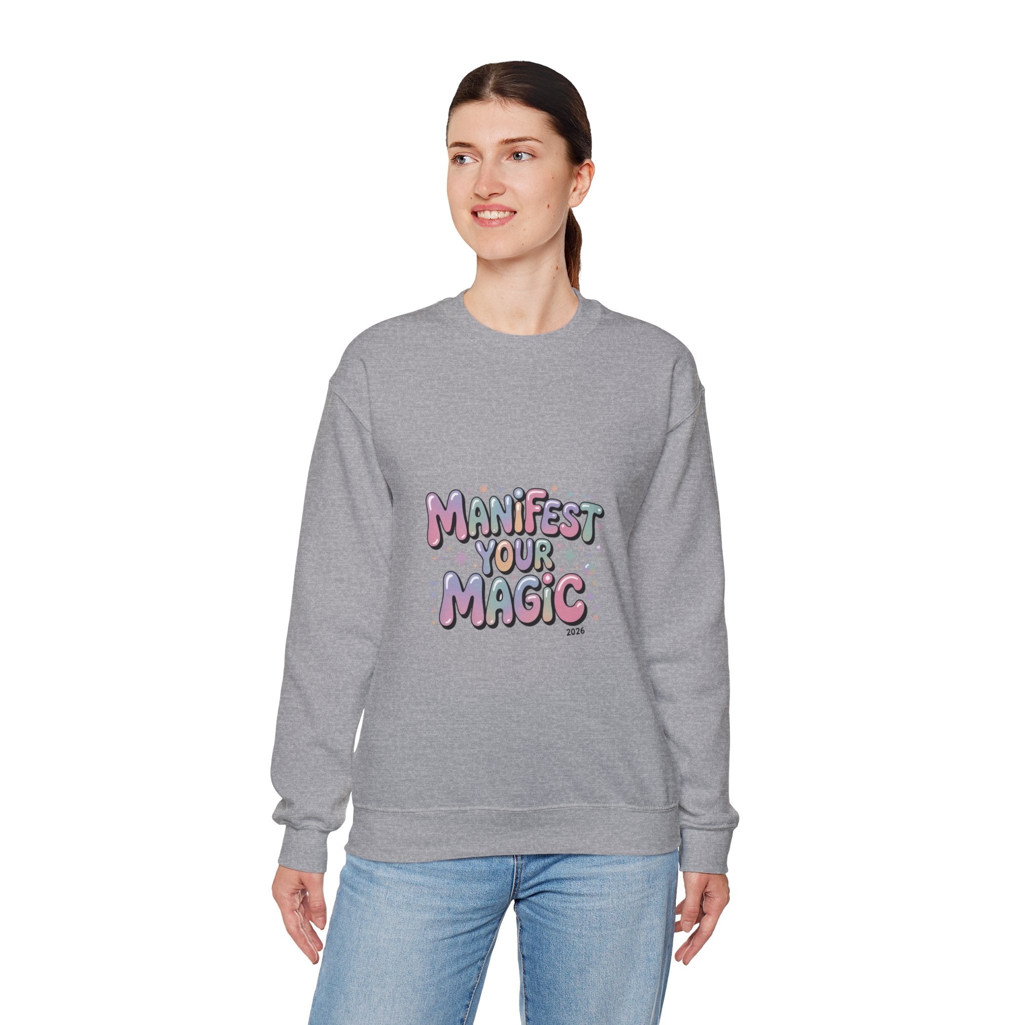 Manifest Your Magic Sweatshirt | Lucky Girl 2026, manifest luck