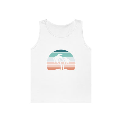 Heavy Cotton Tank Top - Tropical Sunset