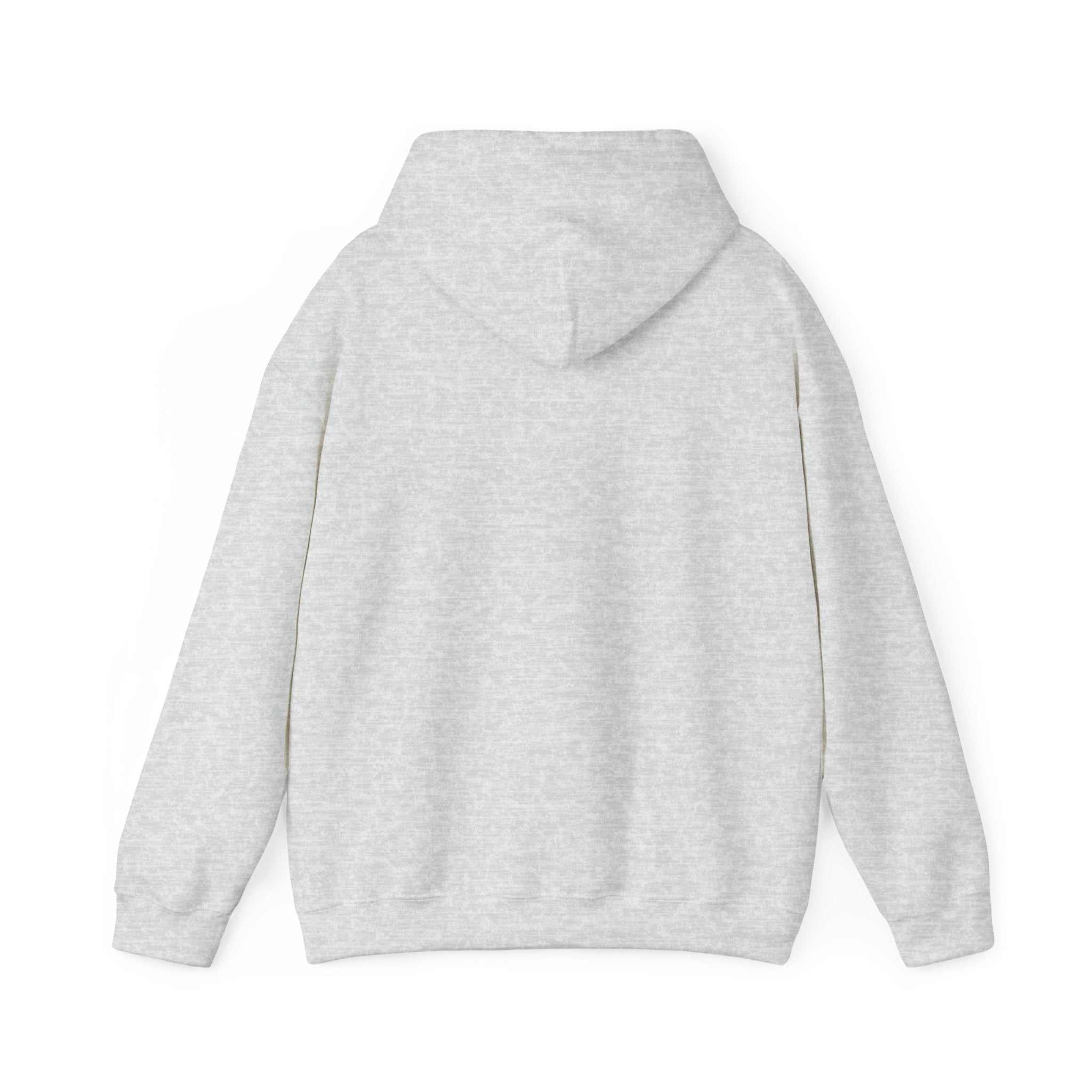 Heavy Hooded Teddy Sweatshirt in gray, featuring a cozy blend of cotton and polyester, ideal for cold weather.