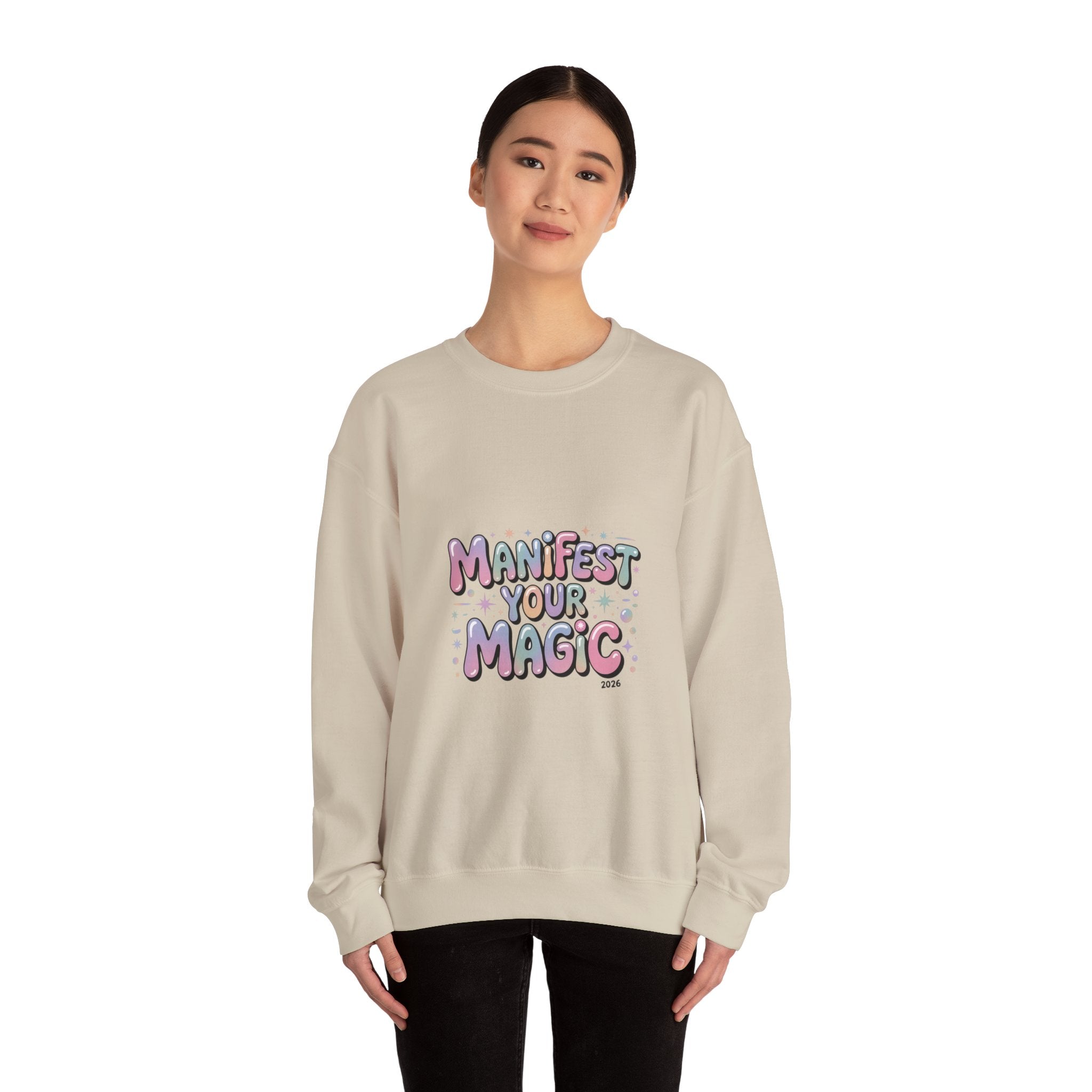 Manifest Your Magic Sweatshirt | Lucky Girl 2026, manifest luck