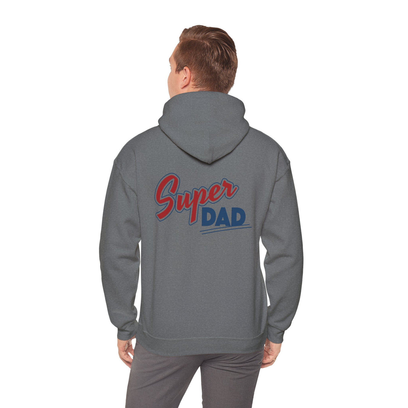 #1 Super Dad Hoodie - Heavy Blend Sweatshirt for Father's Day