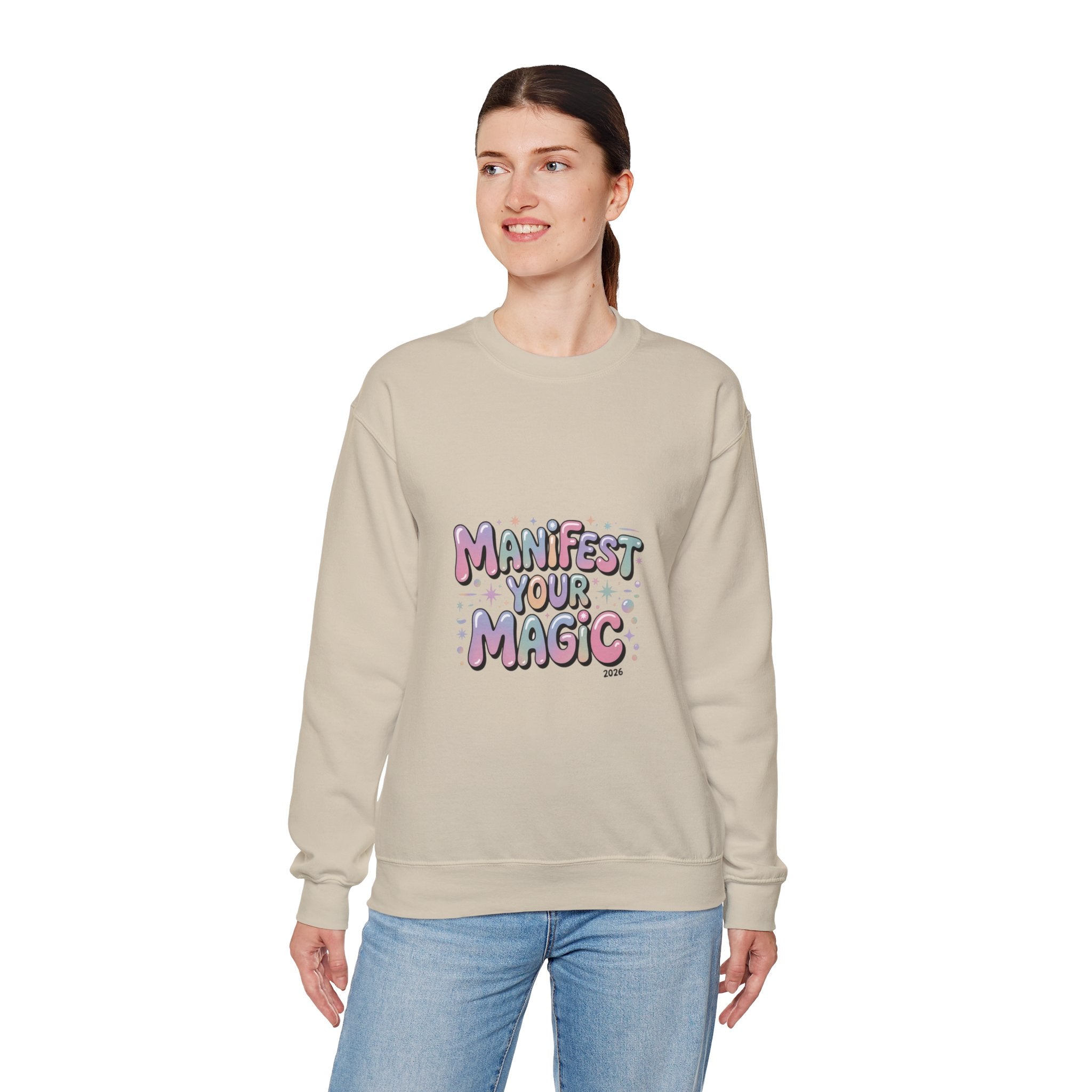 Manifest Your Magic Sweatshirt | Lucky Girl 2026, manifest luck