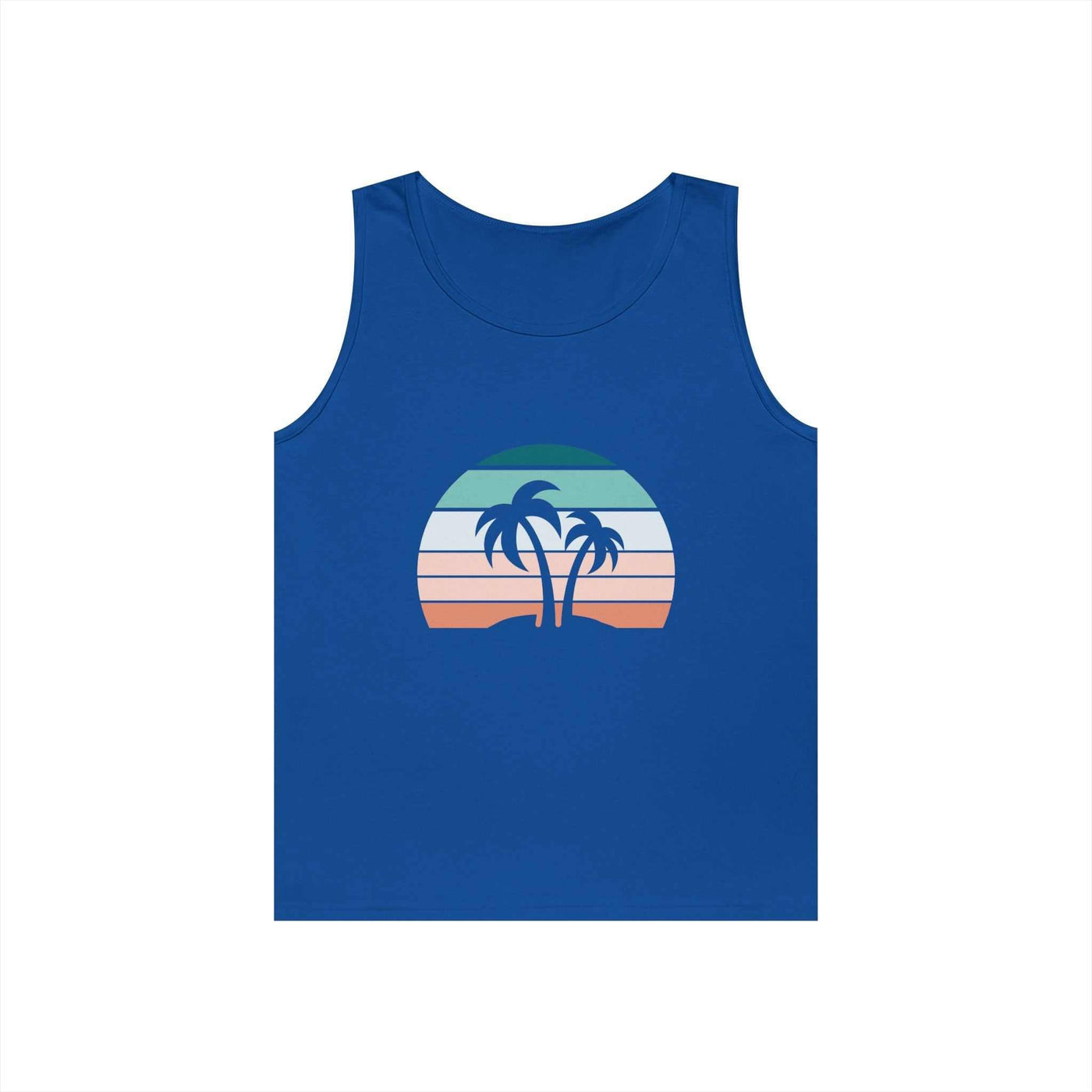 Heavy Cotton Tank Top - Tropical Sunset