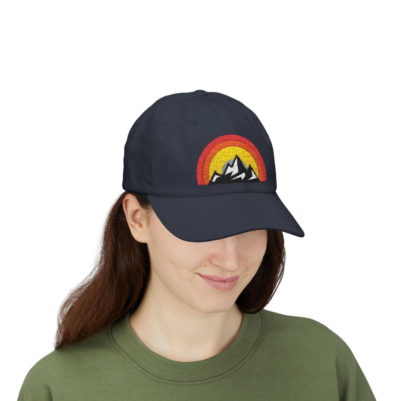 Vintage Mountain Sunset - Dad Cap