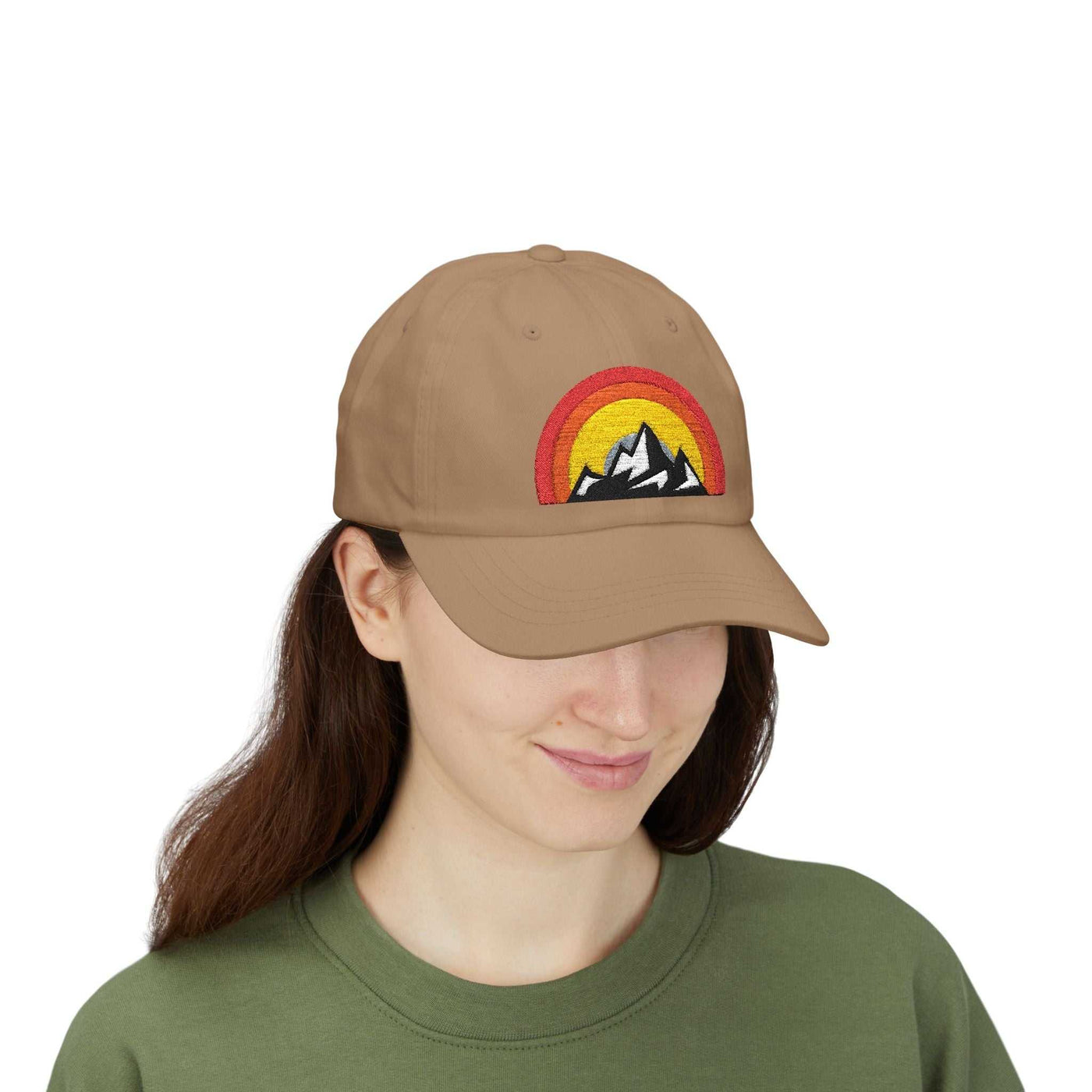 Vintage Mountain Sunset - Dad Cap