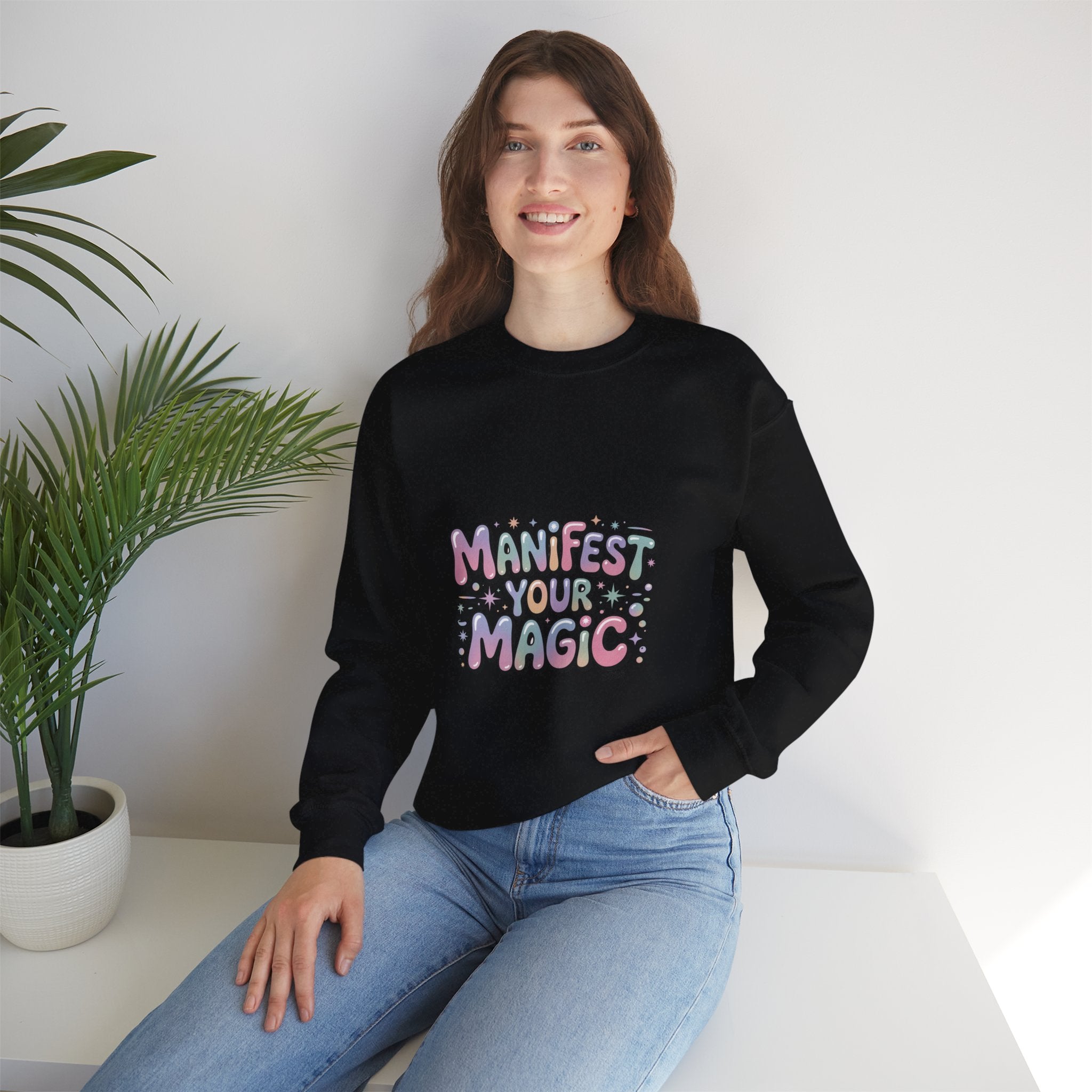 Manifest Your Magic Sweatshirt | Lucky Girl 2026, manifest luck
